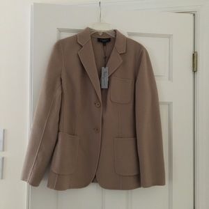NWT Talbots Tan Wool Blazer